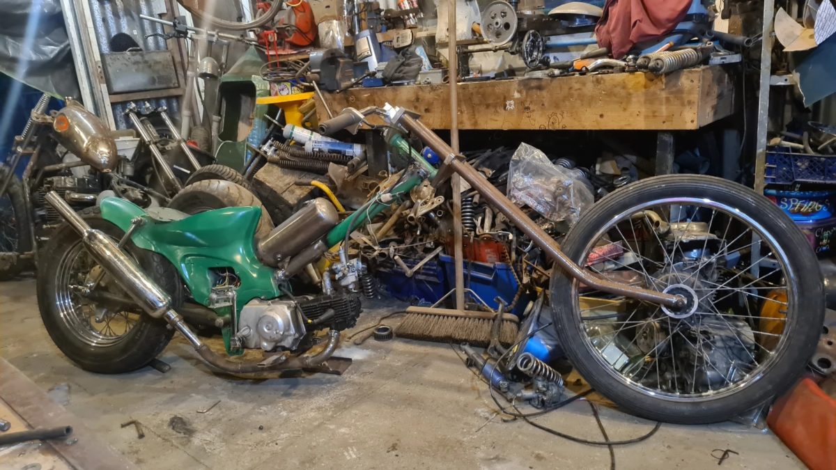 Honda c90 cheap chopper